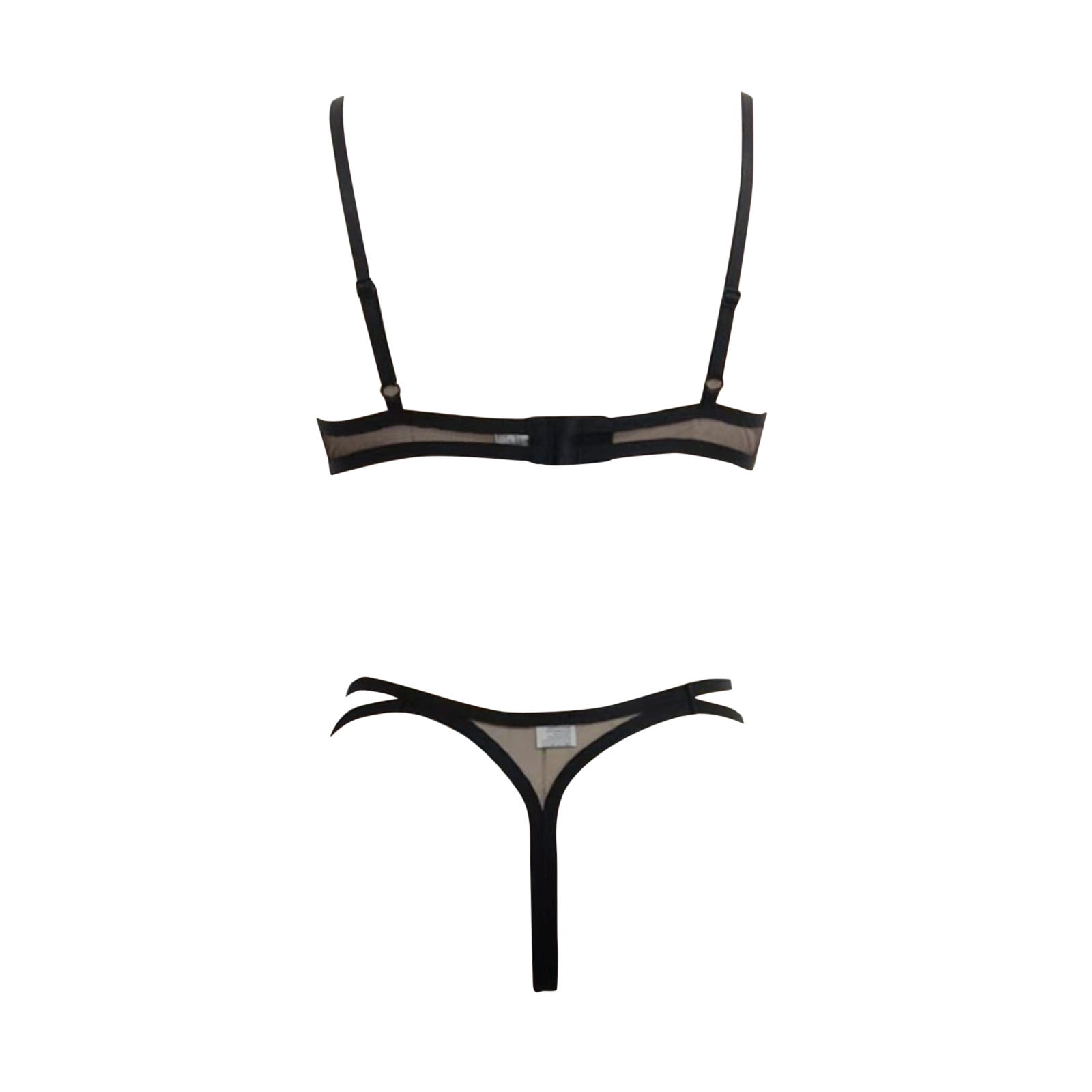 Sous vetements Feminins Lingerie Gothique Sexy Adulte pour Femmes Femmes Plus Ensemble de Lingerie Armature Taille 2 Piece Sous vetements Bustier Corset avec Bling Noir S Walmart