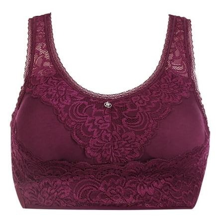 

Alueeu Cross Front Breathable Silk Bra Straps Wireless Gentle Curved Gentle Bra for you on sale