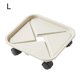 thumbnail image 5 of Cateissary Maceta cuadrada para maceta, soporte para macetero, interior, exterior, balcón, maceta, platillo para bonsái, bandeja de recolección Jardín y Patio mármol 36cm, 5 of 6