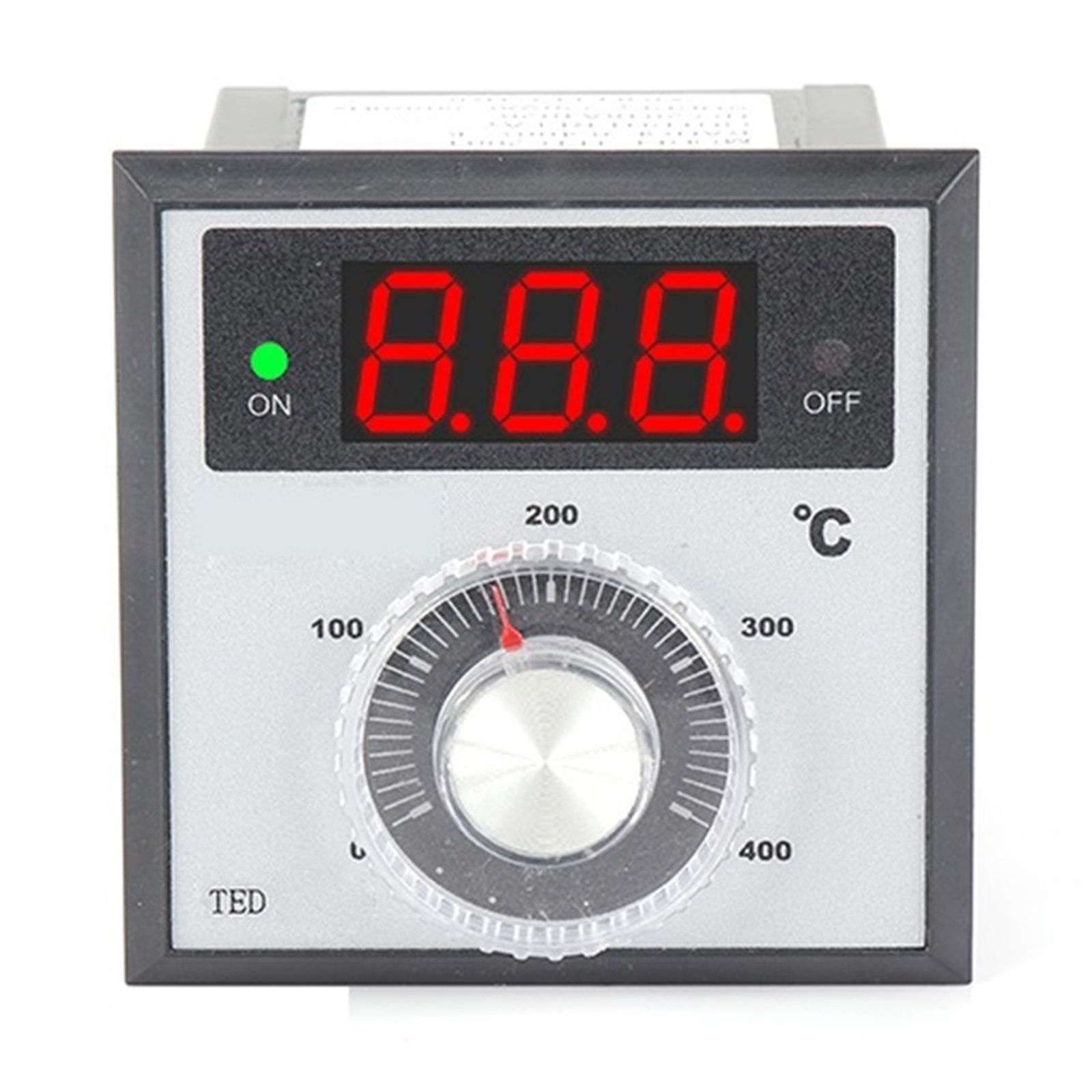 TED 72*72mm K J PT100 Type 24V 380V Knob 0-100 300 400 600 Degree Digital Thermostat Powered Temperature Controller ,Save Energy