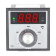 thumbnail image 2 of TED 72*72mm K J PT100 Type 24V 380V Knob 0-100 300 400 600 Degree Digital Thermostat Powered Temperature Controller ,Save Energy, 2 of 5