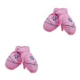 thumbnail image 2 of Inteprter 6 pares de manoplas para niños, impermeables, de invierno, diseño práctico con gancho, cómodas actividades al aire libre para clima Rosa 2Conjunto, 2 of 6