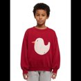 thumbnail image 4 of LNGOOR Vêtements d'Automne et d'Hiver pour Enfants Coréens, Chandails Babi pour Filles et Garçons, Chandails en Molleton à Manches Longues Col Rond Mignons, 4 of 6