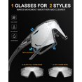 thumbnail image 4 of Gafas de sol deportivas X-TIGER Gafas de ciclismo polarizadas, 4 of 6