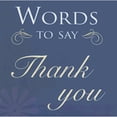 thumbnail image 1 of Pre-Owned Words to Say Thank You (Hardcover) by Sarah Hoggett, David Fordham, 1 of 1