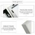 thumbnail image 2 of Aluminum Alloy Frame Wall Mirror Bathroom Mirror Rectangular Vanity Mirror for Bathroom Living Room Silver 38" x 26", 2 of 7