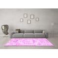 thumbnail image 3 of Ahgly Company Indoor Square Persian Pink Traditional Area Rugs, 7' Square, 3 of 4