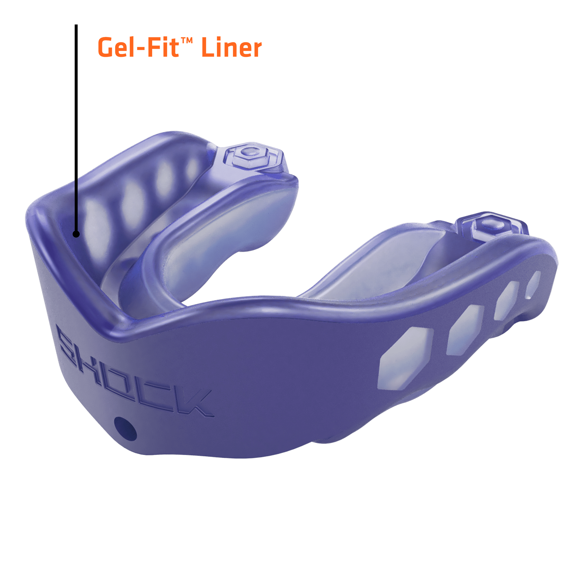 Shock Doctor, Gel Max Mouthguard, Adult, Purple