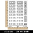 thumbnail image 2 of Do Not Bend Double Line Border Sticker Set - White - Gloss Finish - 2.00" Large, 2 of 7
