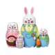 thumbnail image 1 of Muñecas de anidamiento rusas Matryoshka, juego de perro de madera para niños, juguetes hechos a mano, regalo de Navidad Afortunado Sencillez, 1 of 5