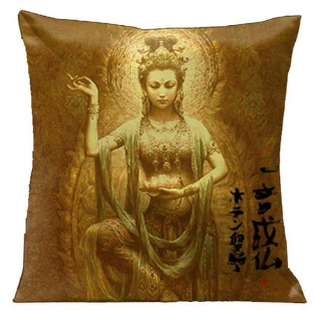 Lama Kasso Zen Indian Buddha Throw Pillow