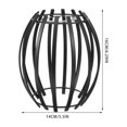 thumbnail image 2 of unbranded Pantalla Colgante De Hierro Negro Para Con Hueco Que Y Ambiente Acogedor, 2 of 6
