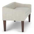 thumbnail image 3 of Simpli Home Parris 50 inch Wide Contemporary Upholstered Bench in Platinum, 3 of 5