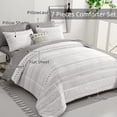thumbnail image 2 of Juego de edredón WONGS BEDDING Boho Queen con 7 piezas de microfibra, 2 of 7