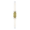 thumbnail image 2 of Hudson Valley Lighting 2142 Pylon 2 Light 26" Tall Wall Sconce - Brass, 2 of 2