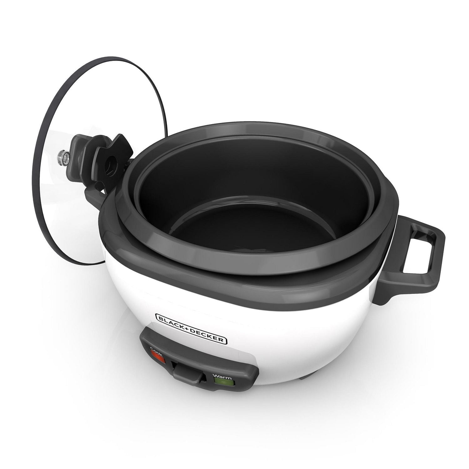 Black & Decker 6-Cup Rice Cooker, Removable Nonstick Bowl