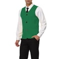 thumbnail image 4 of Unique Bargains Men's Button Down V Neck Sleeveless Two Pockets Vests, 4 of 6