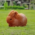 thumbnail image 5 of Luoshdecor Flocked Bunny Easter Decorations,Artificial Brown Moss Rabbit Sculpture Easter Decoration Party Gifts Table Graden Home Decoration, 5 of 9
