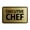 Brushed Gold, variant on Signs ByLITA Classic Framed Executive Chef Door or Wall Sign Easy Installation | Office And Shop Decor | Bars And Restaurants Sign (Blue) - Small