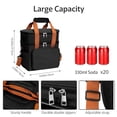 thumbnail image 5 of LIZEVINC Large Insulated Lunch Box for Men and Women, 16L Leakproof Cooler Bag with Adjustable Shoulder Strap, Reusable Lunch Bag for Work, Office, Picnic, Travel, Black, 5 of 10