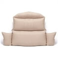 thumbnail image 4 of LeisureMod 2-Person Egg-Swing Chair Cushion in Oxford Fabric with Cotton Filling Quick-Drying Removable Cover for Modern Home, Patio, Garden in Beige, 4 of 5