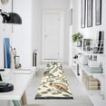 thumbnail image 4 of Yayeee Runner Rug for Bedroom 2'x6' Machine Washable Hallway Non Slip Mat, Green Birds, 4 of 8