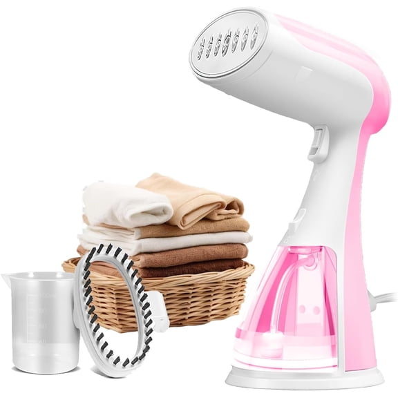 Portable Handheld Steamer for Clothes - Hand Held Clothes Steamer 15S Fast Heat-up, 1500W Heat-Resistant Steam Iron Remove Wrinkles for All Fabrics, 300ml Tank for Travel/Hotel