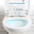 thumbnail image 5 of HOROW White One Piece Toilet, Elongated Ceramic Bowl with Dual Flush, 1.28 GPF, 12" Rough-in for Bathroom, 5 of 13