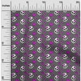 thumbnail image 1 of oneOone Cotton Poplin Twill Purple Fabric Skull Fabric For Sewing Printed Craft Fabric By The Yard 56 Inch Wide, 1 of 1
