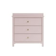 thumbnail image 3 of Graco Sasha 3 Drawer Dresser with Infant Changing Topper, Blush, 3 of 6