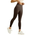 thumbnail image 3 of CHIUNL Wide Leg Yoga Pants for Women, High Waisted Leggings, Tummy Control Workout Pants, Soft Lounge Pants for Gym Yoga Daily Wear (Coffee S), 3 of 7