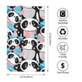thumbnail image 4 of Kdxio Hand Towel Panda Cute Pink Hearts for Bathroom Kitchen Fingertip Bath Towels 27.5 x 16 Inch Home Hotel Gym Laundry Room, 4 of 9