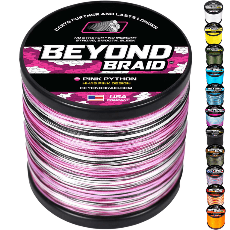 Pink Python Hi-Vis Braid 500 Yards / 15lb