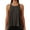 Grey, variant on MIXUE Boho Tops For Women Summer Solid Color Round Neck Sleeveless Sports Yoga Vest Pullover Shirts For Women T Shirts Holiday Wear,Green,L
