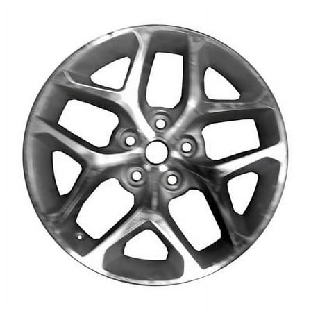 KAI 18 X 8 Reconditioned OEM Aluminum Alloy Wheel, Machined and Gloss Black, Fits 2016-2016 Buick Lacrosse
