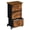 Brown, variant on Mobile 3‑Drawer Fabric Storage Nightstand on Casters, Multi‑Purpose Rolling Organizer for Bedroom, Closet and Home Office