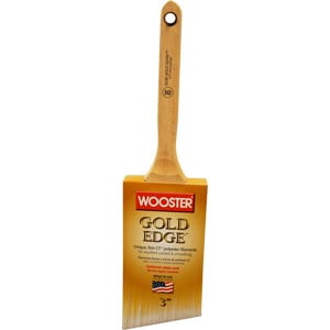 Wooster 5236 3" Gold Edge Semioval Angle Brush