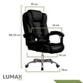 thumbnail image 4 of Silla Ejecutiva Lumax Miles ZGS-959-SA negro, 4 of 6