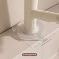 thumbnail image 4 of Silicone Faucet Mat Sink Splash Guard Drip Catcher Tray Anti Water Splash Kitchen Bathroom Countertop Protector Non Slip Fast Drain Sink Water Catcher Mat Beige Cat Design 1PCS, 4 of 4