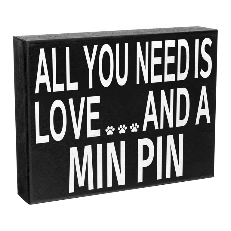 JennyGems Min Pin Gifts Miniature Pinschers Mini Pinscher Love