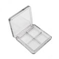 thumbnail image 1 of Paleta de Sombra de Ojos de Maquillaje Transparente de Rejilla 2x4 Colorete Lápiz Labial en Polvo Paleta de Caja DIY , 2 piezas, 1 of 8