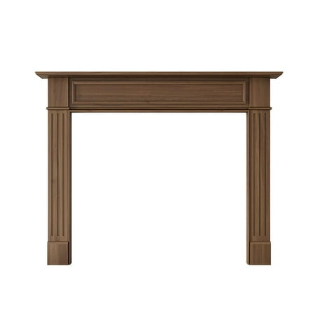 

Modern Ember Eastfield 52x42 Inch Wood Fireplace Mantel Surround Kit | Provincial Color - Traditional and Elegant Design; Includes Wooden Mantel Surround & Shelf
