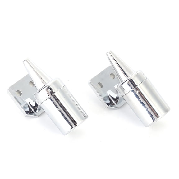 2pcs Wind Warning Device Animal Drive Repeller Safety Sound Alarm Deer Whistle for Car Truck Silver