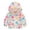 C431 White, variant on Curuila Child Girls Coat With Zipper Long Sleeve Graphic Print Hooded Jacket For Girls Autumn Winter Fashionable Outerwear Size 12-18 Months