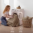 thumbnail image 3 of U by Bedsure Queen Tufted Boho Comforter Set, 3 Pieces Farmhouse Shabby Chic Embroidery Bed Set, Soft Jacquard Affogat Comforter for All Seasons, 3 of 9
