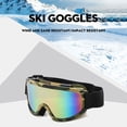 thumbnail image 3 of Sportteer Winter Ski Goggles UV Protection Ski Goggles Winter Outdoor Ski Goggles for Men Women Double Layers Lens Fog Snow Sunglasses Windproof UV Protection Eyewear Outdoor, 3 of 9