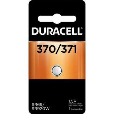 Duracell 370/371 Button Cell Silver Oxide Watch Battery (1 Battery)