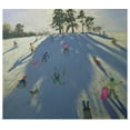thumbnail image 1 of Great BIG Canvas | Rolled Andrew Macara Poster Print entitled Skiing, Calke Abbey, Derby, 1 of 4