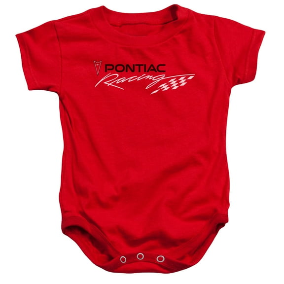 Pontiac Red Pontiac Racing Infant Baby Romper T-Shirt Red