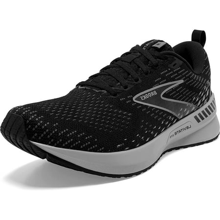 

Brooks Levitate GTS 5 Mens Supportive Running Shoe 8 Black/Ebony/Grey